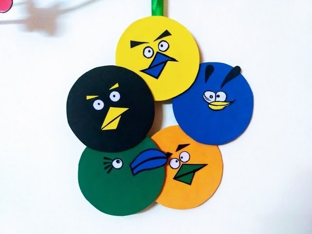 Diy Angry Birds Room Decor Super Easy Using Cardboard