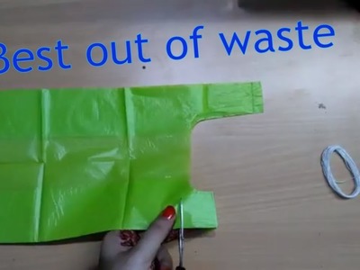 DIY-Best out of waste plastic cover flower