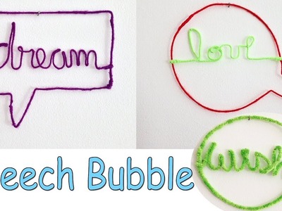 DIY Crafts : Speech Bubble - Ana | DIY Crafts