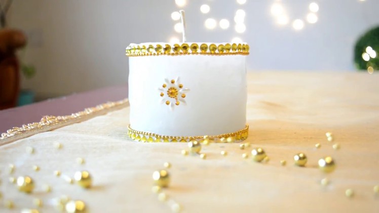 DIY Decorative Candle at home For DIWALI - Diwali Decoration Ideas - Gift Ideas