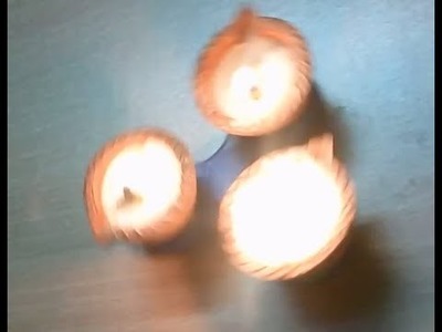 DIY Diwali Decoration Ideas : Moving Candles with Spinner