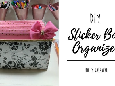 DIY Dollar Tree Sticker Organizer | Hip 'n Creative