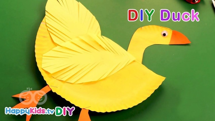 DIY Duck | Paper Crafts | Recycled Art | Kid's Crafts and Activities | Happykids DIY