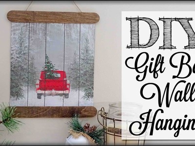 DIY Gift Bag Wall Hanging | Dollar Tree Hack