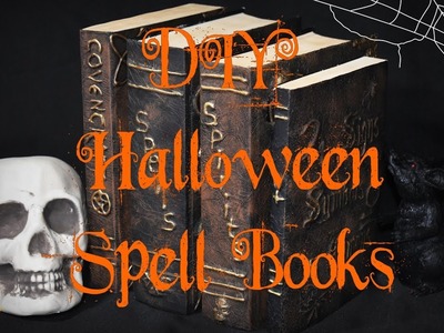 DIY Halloween Spell Books