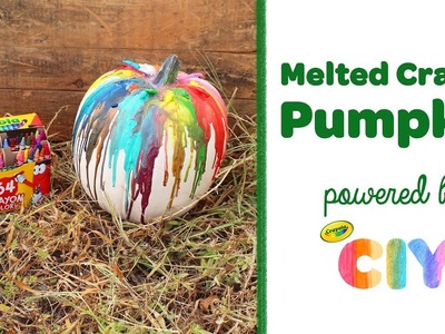 DIY Melted Crayon Pumpkin || Crayola CIY: Create It Yourself