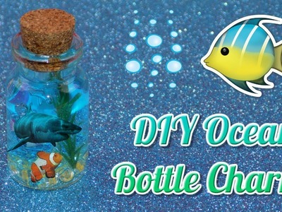 DIY Miniature Ocean Aquarium Bottle Charm ???? How to Make Miniature Things