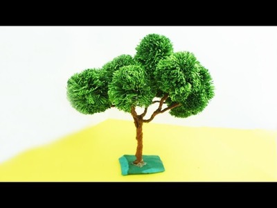 DIY Miniature Paper Tree | TCraft