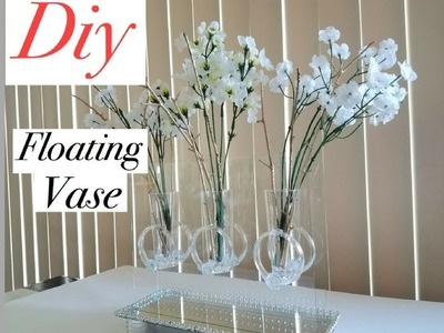 Diy Mirror Table Decor Floating Vase Using Dollar Store Items