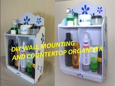 DIY Multipurpose Organizer \\ 2 Layer organizer \\ Bathroom Organizer \\ Wall mounting Organizer
