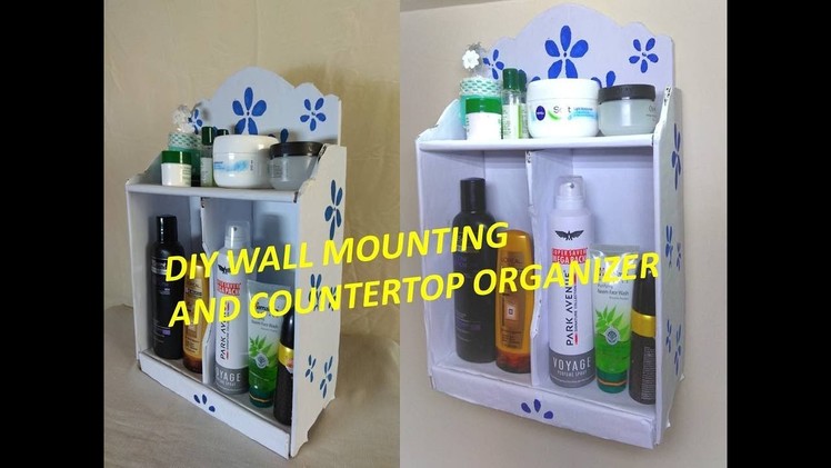DIY Multipurpose Organizer \\ 2 Layer organizer \\ Bathroom Organizer \\ Wall mounting Organizer