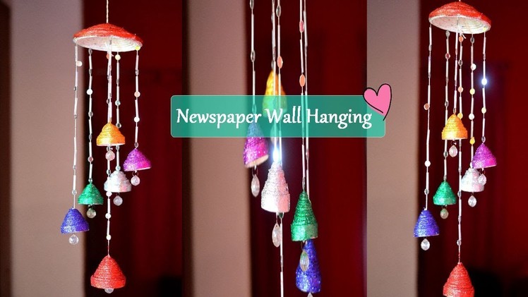 DIY Newspaper Wall Hanging | Diwali Special | Best Out Of Waste