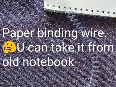 DIY - Notebook Spiral Binding