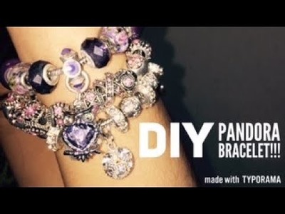 DIY Pandora Bracelet with Crystal beads and charms