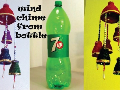 DIY-Plastic bottle wind chime-plastic bottles recycling crafts- Wind chime out of plastic bottle(4K)