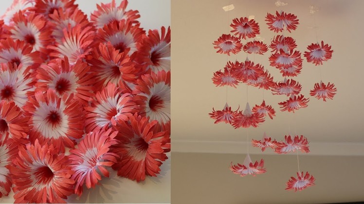 DIY Simple Home Decor - Hanging Flowers 3 - Handmade Decoration