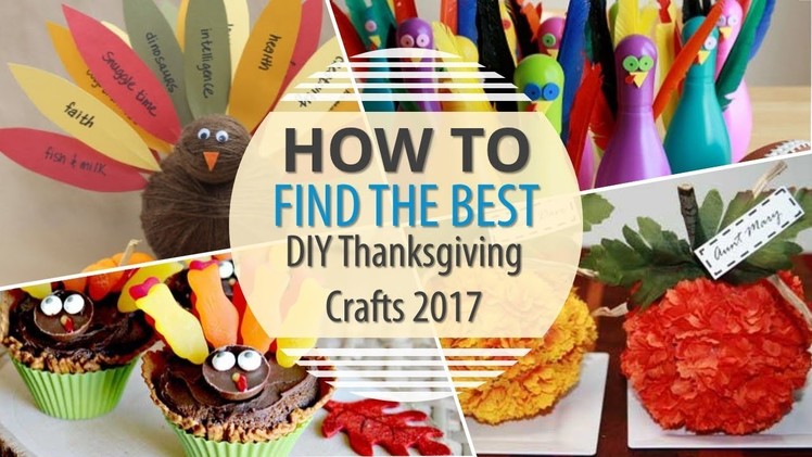 DIY Thanksgiving Crafts 2017