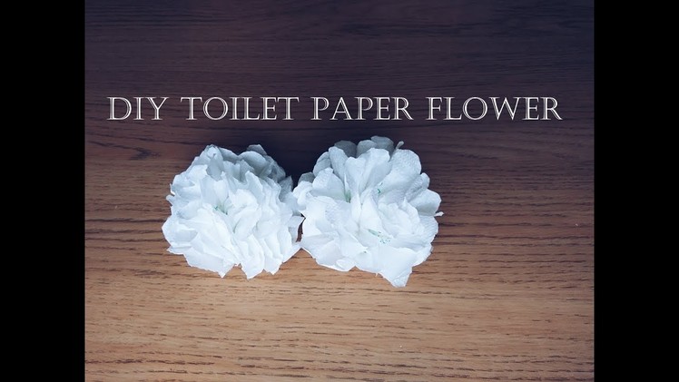 DIY Toilet Paper Flower