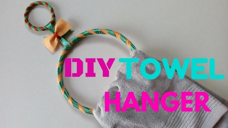 DIY Towel Hanger | Recycling Tissue Bags