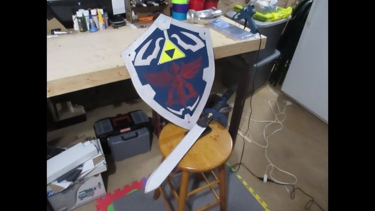 DIY Zelda Hylian Sword and Shield