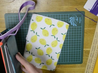 DIY Zipper Pouch for Travelers Notebook
