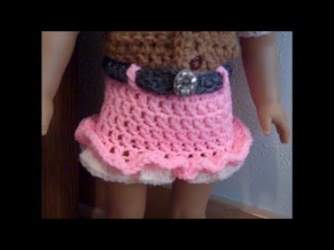 Dollie Cowgirl Partner - Part 5: Cowgirl Princess Skirt - Red Heart Yarn Pattern