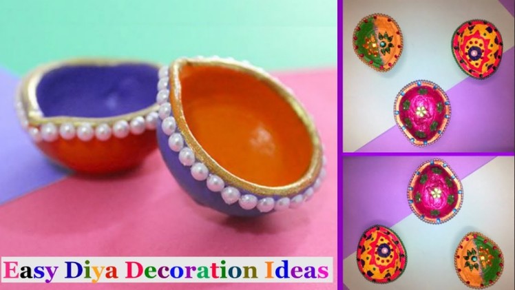 Easy Diya Decoration Ideas |Diwali Home Decore ideas |Diwali Decoration -DIY