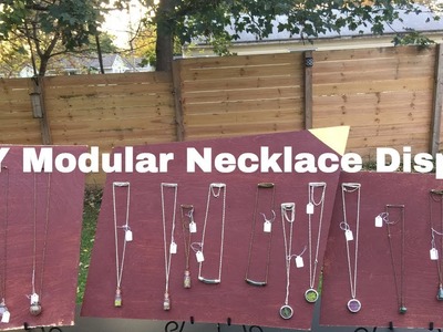 Easy Modular Necklace Display DIY
