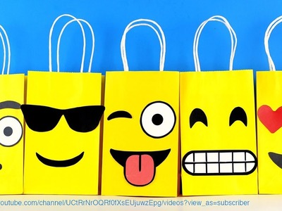 Emoji Goodie Bags DIY