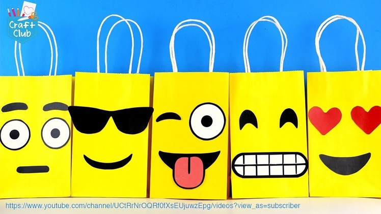 Emoji Goodie Bags DIY