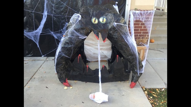 Giant Paper Mache Spider Head