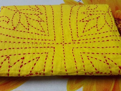Hand Embroidery new kids nakshi katha design video।বাংলাদেশি নকশী কাথার ডিজাইন.