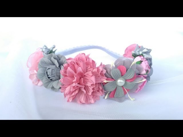 Headband Ideas : Flower Crown Headband | DIY by Elysia Handmade
