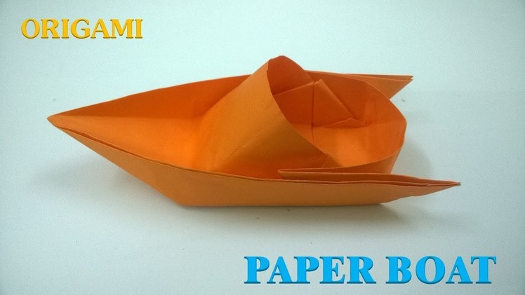 How to make a Paper Boat Origami Tutorial (canoe)