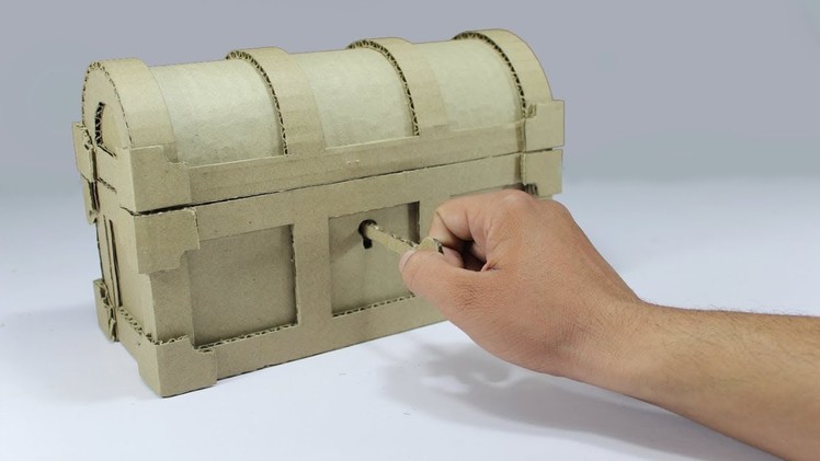 How to Make a Treasure Chest From Cardboard ! DIY Treasure Chest