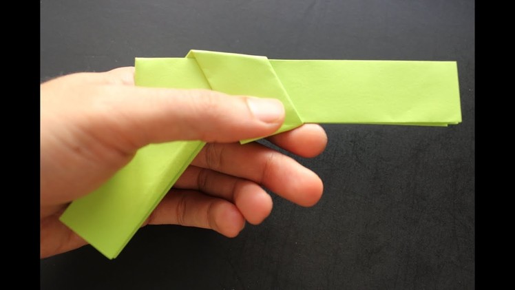How to make Origami Paper Gun | Cách gấp khẩu súng bằng giấy