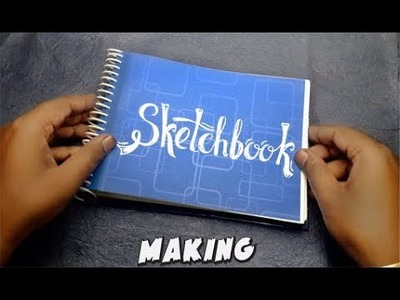 How To Make Sketchbook Diary DIY | Travel Journal Making DIY