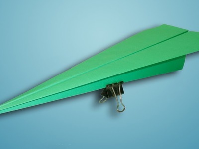 Make a Quick Paper Airplane Glider That Flies Far (Easy Tutorial)