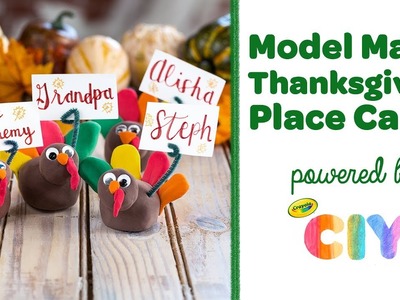 Model Magic DIY Thanksgiving Place Cards || Crayola CIY: Create It Yourself