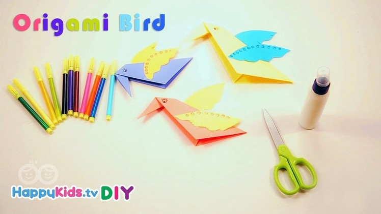 Origami Birds | Paper Crafts | Kid's Crafts and Activities | Happykids DIY