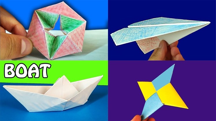 Origami paper toys. DIY Compilation