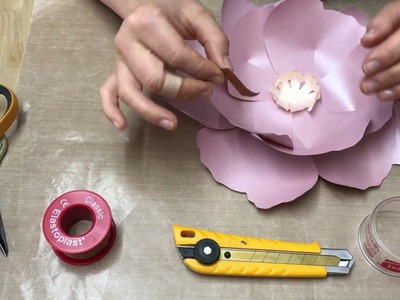 Paper flowers making with NO blisters, cuts and burns
