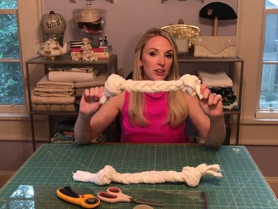 Quick Crafts with Brittany: DIY Rope Pet Toy