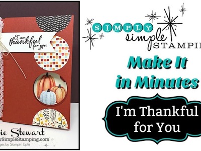Simply Simple MAKE IT IN MINUTES Designer Series Paper Window Card by Connie Stewart