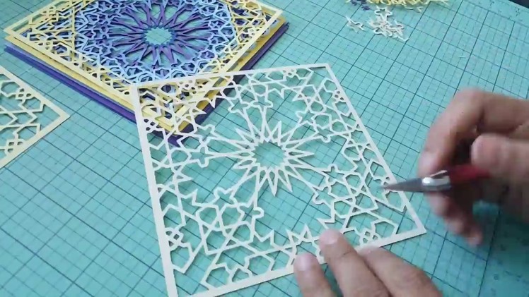 The making of Noor - Paper cutting
