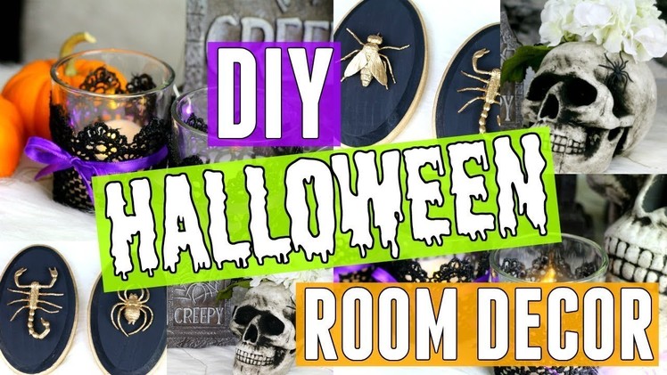 TOP 5 SPOOKY DIY HALLOWEEN CRAFTS-CHEAP & EASY-LAST MINUTE HOME DECOR-KIDS CRAFTS FOR HALLOWEEN 2017