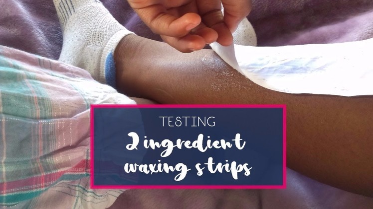 Trying Out: DIY Waxing Strips | 2 INGREDIENT HAIR REMOVAL WAX | alreadiy