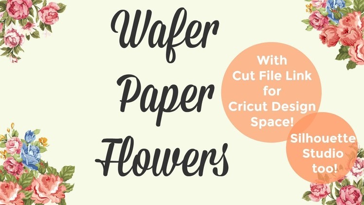 Wafer Paper Poinsetta Tutorial w PNG File | Cake and Crafts by Kass
