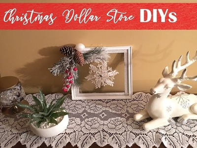 3 Christmas Décor DIY's (Dollar Tree) 2017