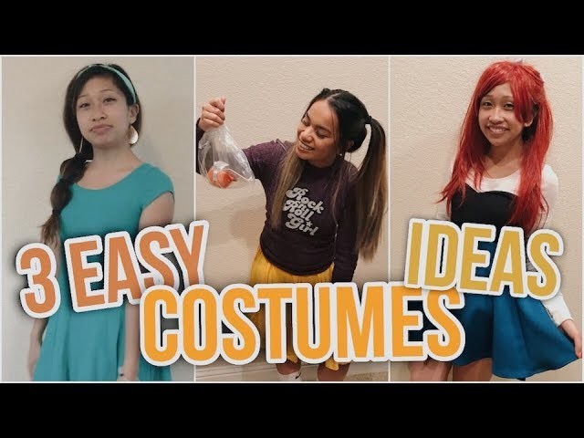 3 EASY LAST MINUTE DISNEY DIY HALLOWEEN COSTUMES